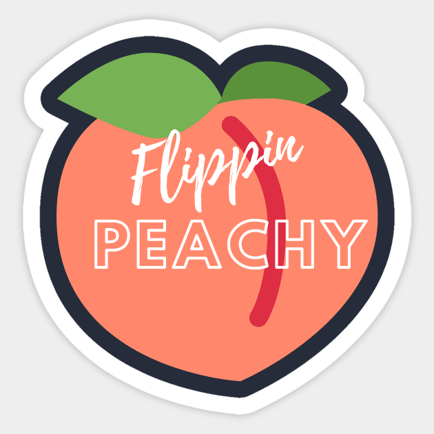 PEACHY Sticker by A.Medley.Of.Things